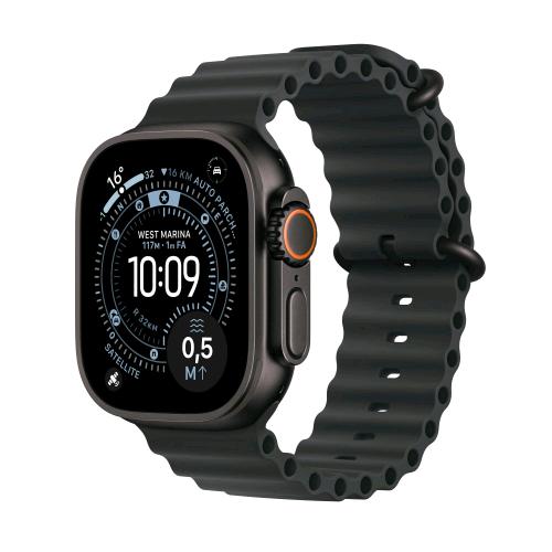 APPLE WATCH ULTRA 3 GPS + CELLULAR 5G CASSA 49mm IN TITANIO NERO CON BAND OCEAN