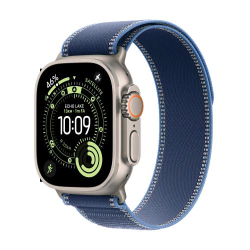 APPLE WATCH ULTRA 3 GPS + CELLULAR 5G CASSA 49mm IN TITANIO CON TRAIL LOOP BLU/B