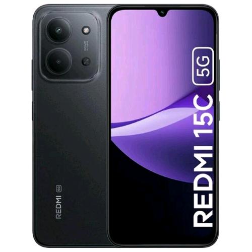 XIAOMI REDMi 15C 5G DUAL SIM 6.9" OCTA CORE 128GB RAM 4GB 5G TIM MIDNIGHT BLACK