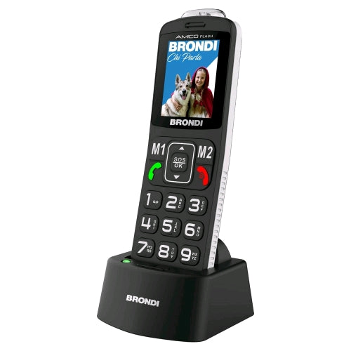 BRONDI AMICO FLASH DUAL SIM 2" EASY PHONE AMIO DISPLAY TASTO SOS TASTI GRANDI RE