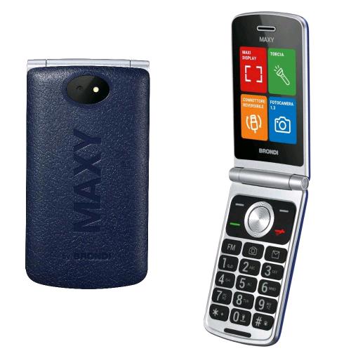 BRONDI MAXY DUAL SIM 2.8" CLAMSHELL FLIP ATTIVO TASTI RETROILLUMINATI MEMORIE DI