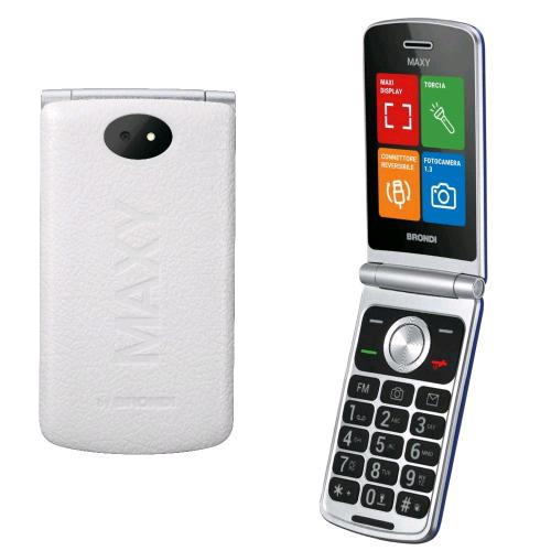 BRONDI MAXY DUAL SIM 2.8" CLAMSHELL FLIP ATTIVO TASTI RETROILLUMINATI MEMORIE DI