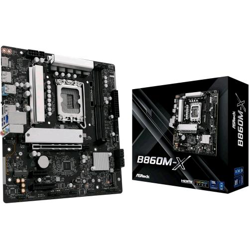 ASROCK B860M-X INTEL B860 LGA 1851 (SOCKET V1) 2x DDR5 MICRO ATX