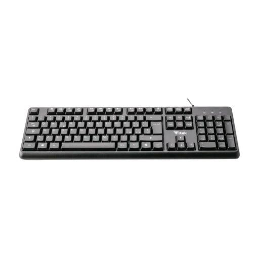 ITEK DGT C01 TASTIERA USB 105 TASTI QWERTY FULL SIZE NERO