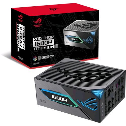ASUS ROG THOR TITANIUM III ALIMENTATORE GAMING 1600 W Display OLED e Aura Sync R