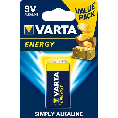 VARTA ENERGY BATTERIA ALCALINA 9V IN BLISTER DA 1 PZ CONF 10 Pz.