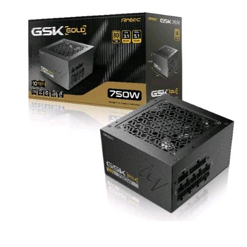 ANTEC GSK 750W V2 EC ALIMENTATORE 750 W 80 PLUS GOLD PFC ATTIVO PCIe 5.1 ATX 3.1