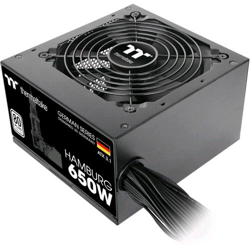 THERMALTAKE HAMBURG ALIMENTATORE 650W 80 PLUS GERMAN SERIES ATX3.1 NERO