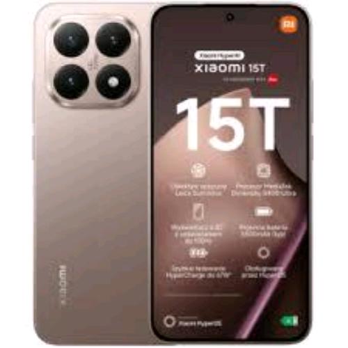 XIAOMI 15T 5G DUAL SIM 6.83" OCTA CORE 512GB RAM 12GB 5G WIND3 ROSE GOLD