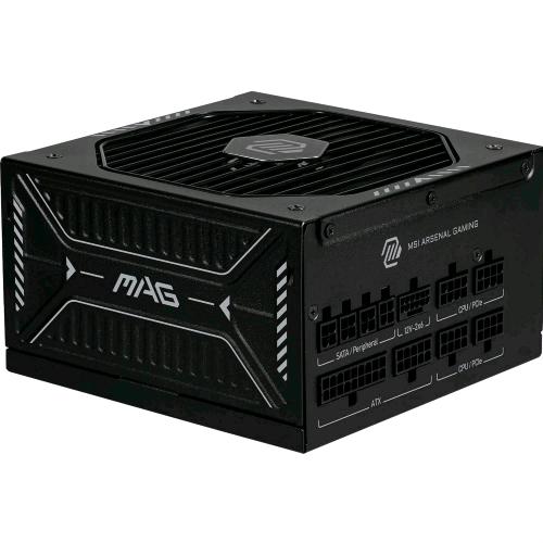 MSI MAG A850GLS PCIE5 ALIMENTATORE 850 W 80 PLUS GOLD PCIe 5 ATX 3.1 NERO