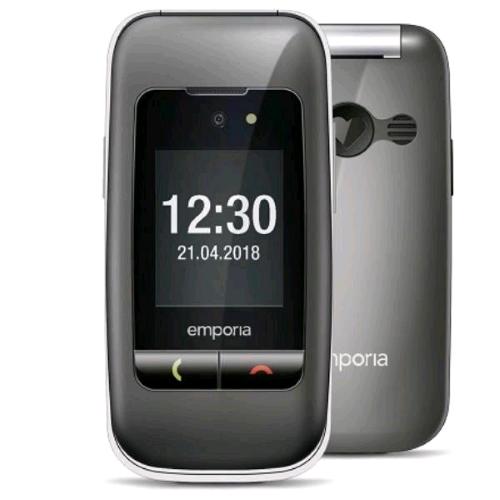 EMPORIA ONE V200 2.8" EASY PHONE CLAMSHELL BASETTA DI RICARICA 2G SPACE GREY