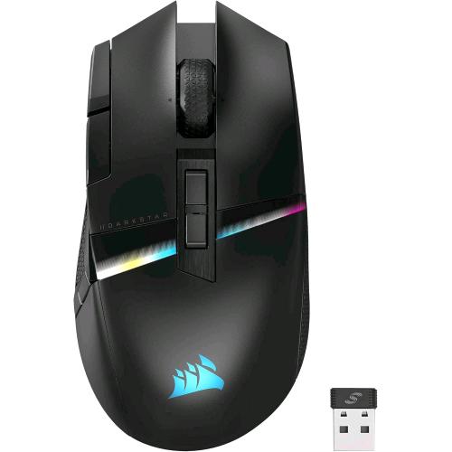 CORSAIR DARKSTAR RGB MMO MOUSE GAMING OTTICO WIRELESS 26.000 DPI 15 PULSANTI PRO