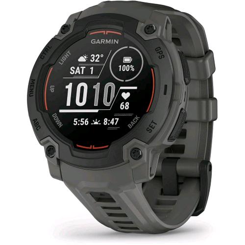 GARMIN INSTINCT E SMARTWATCH 45MM BLACK & CHARCOAL