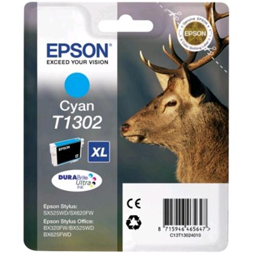EPSON T1302 XL CARTUCCIA INKJET CIANO