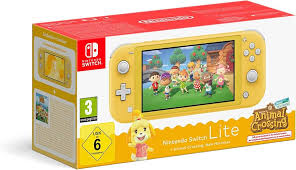 Nintendo Switch Lite – Console Gialla + Animal Crossing: New Horizons