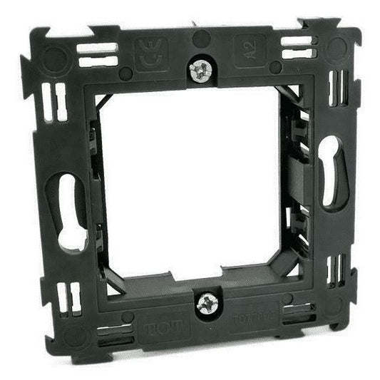 Supporto 2 posti placche compatibili Living international