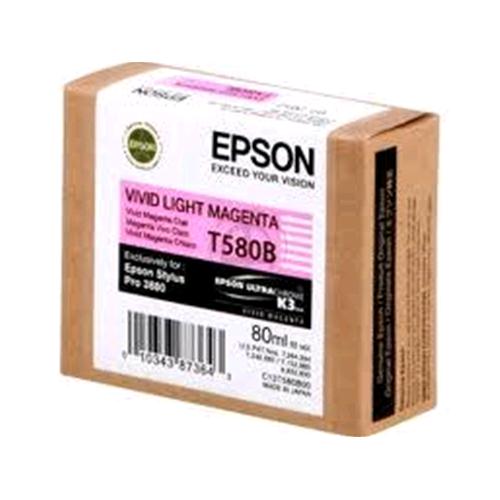 EPSON T580B TANICA MAGENTA CHIARO (80ML) C13T580B00