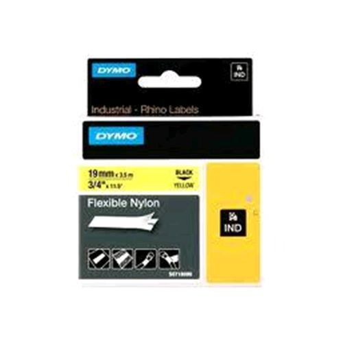 DYMO 19MM FLEXIBLE NYLON TAPE 18491