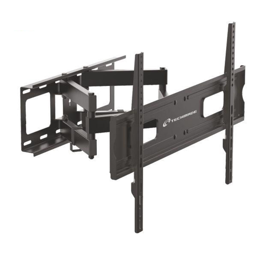 STAFFA MONTAGGIO PER TV A MURO CON BRACCIO DOPPIO INCLINABILE 32"-80" TECHMADE T
