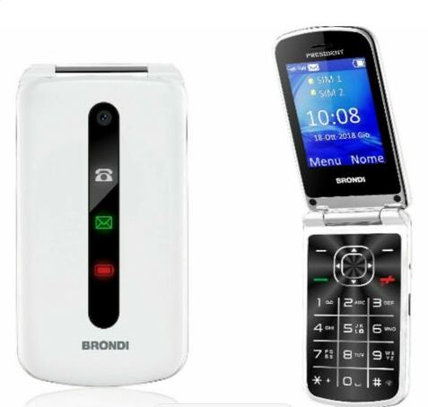CELLULARE BRONDI PRESIDENT DUOS WHITE ITALIA