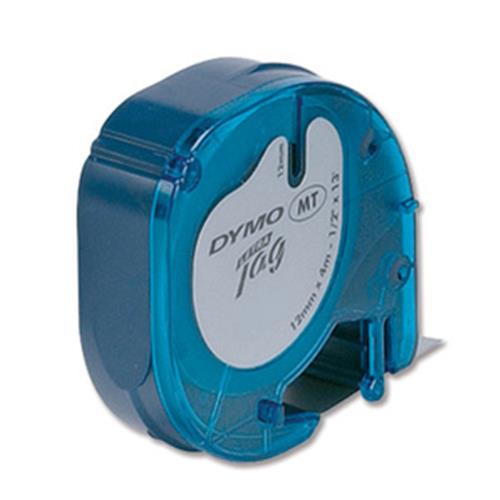 DYMO LETRATAG NASTRO 12MMx4MT COLORE BLU STAMPA NERO (S0721650A)
