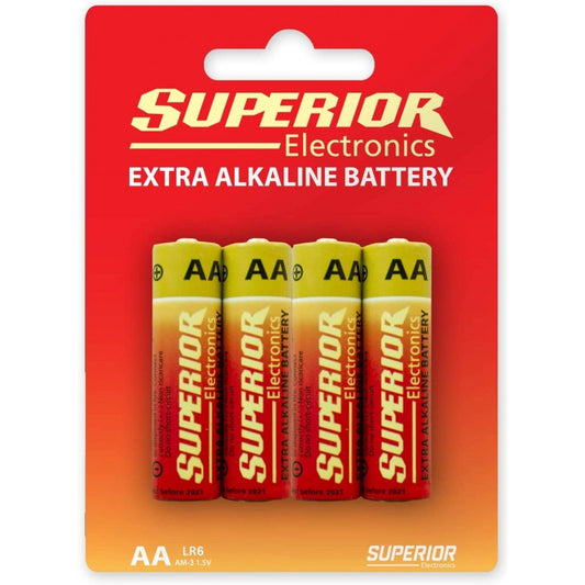 BATTERIA STILO AA ALCALINA 4PZ SUPERIOR SUPBA002