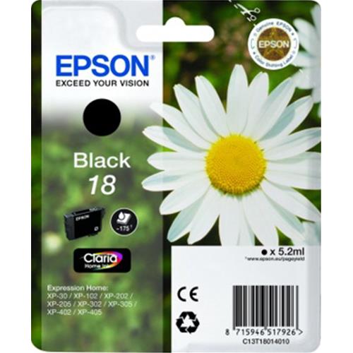 EPSON 18 CARTUCCIA INKJET NERO
