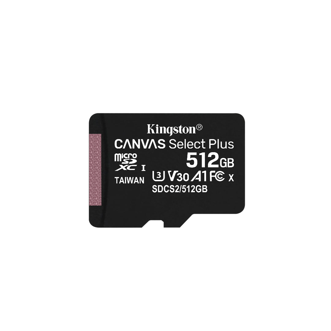 MEMORY CARD MICRO SD/TRANSFLASH 512GB KINGSTON CLASSE 10 SDCS2/512GB