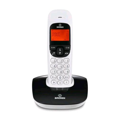 BRONDI NICE DECT GAP CORDLESS VIVAVOCE COLORE BIANCO