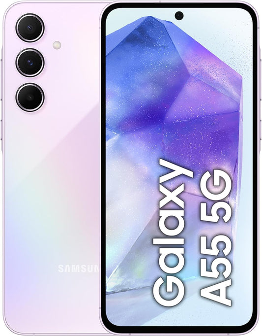 SMARTPHONE SAMSUNG A556 GALAXY A55 5G 8+128GB LAVANDER ITALIA