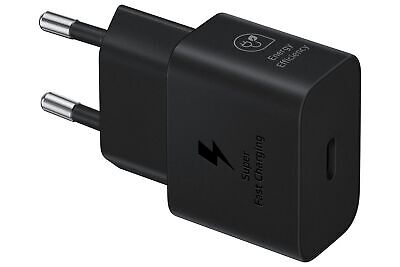 CARICABATTERIA DA RETE SAMSUNG SUPER FAST CHARGING 25W USB-C EP-T2510NBEGWW BLAC