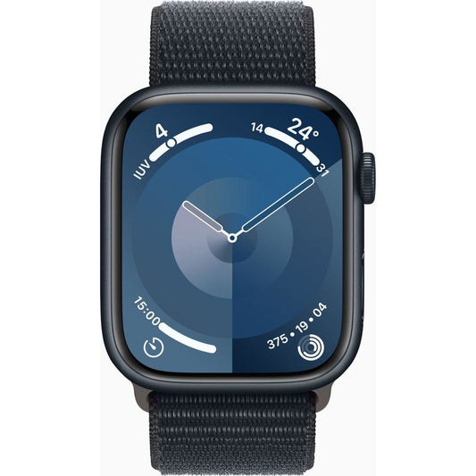 SMARTWATCH APPLE WATCH SERIES 9 45MM GPS ALLUMINIO MIDNIGHT CON CINTURINO SPORT