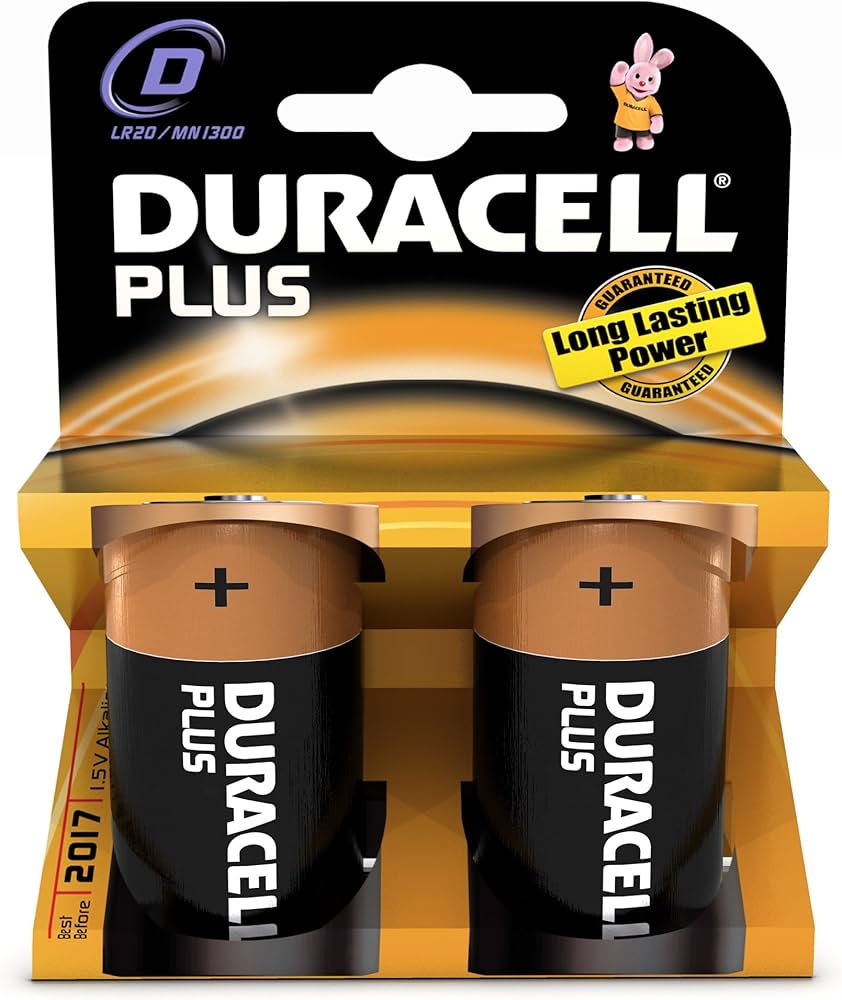 BATTERIA TORCIA ALCALINA 2PZ DURACELL PLUS POWER MN1300