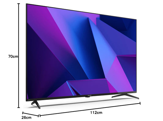 TV LED 50" SHARP AQUOS 4K 50FN2EA SMART TV ITALIA BLACK