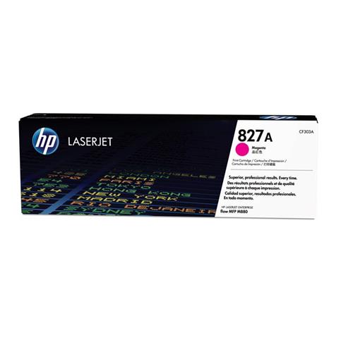 HP 827A TONER MAGENTA COLOR LASERJET MANAGED FLOW MFP M880; LASERJET ENTERPRISE