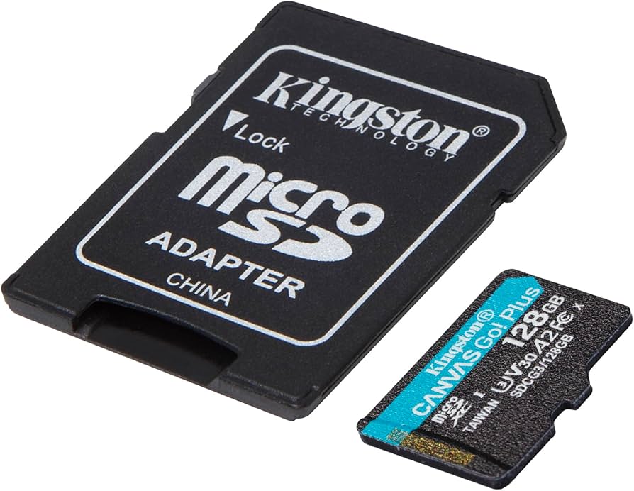 MEMORY CARD MICRO SD/TRANSFLASH 128GB KINGSTON CANVAS GO PLUS CLASSE 10 SDCG4/12