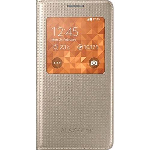 SAMSUNG EF-CG850BFEGWW GALAXY ALPHA S VIEW COVER COLORE GOLD