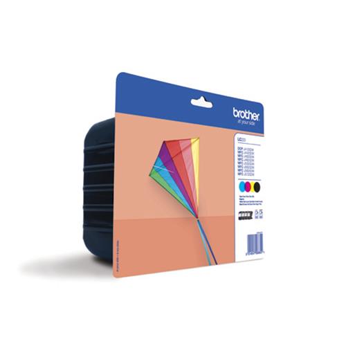 BROTHER MULTIPACK LC-223VALBP CARTUCCE COLORE (NERO/GIALLO/MAGENTA/CIANO)