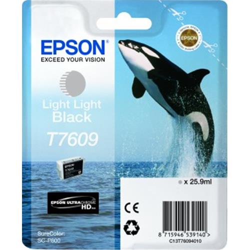 EPSON T7609 CARTUCCIA LIGHT LIGHT BLACK PER STAMPANTI EPSON INK JET (C13T7609401