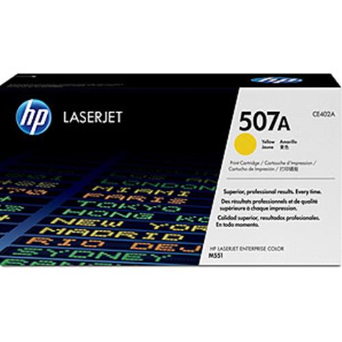HP 507A TONER GIALLO PER LJ ENTERPRISE 500COLOR M551DN-M551XH-COLOR LASERJET M57