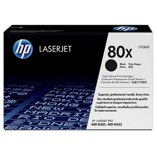 HP 80X TONER NERO PER LASERJET PRO M401A-M401D-M401DN-PRO 400 M401DNE-M425DN-M42