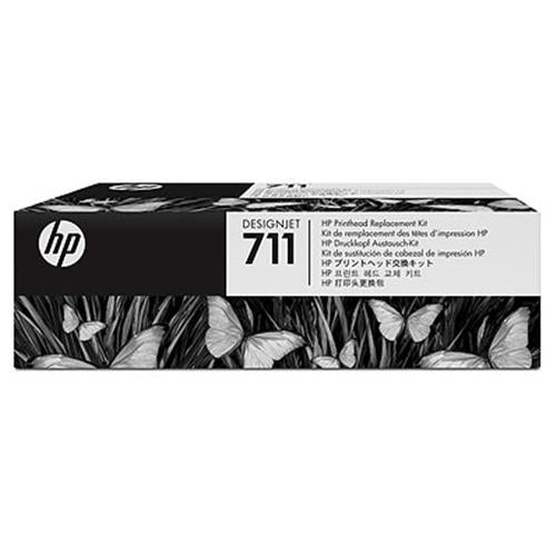 HP 711 KIT RICAMBIO TESTINA NERO + MULTICOLOR PER DESIGNJET T520 EPRINTER DA 610