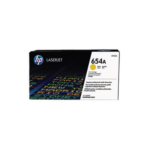 HP 654A TONER GIALLO PER COLOR LASERJET ENTERPRISE M651N/COLOR LASERJET M651DN/M