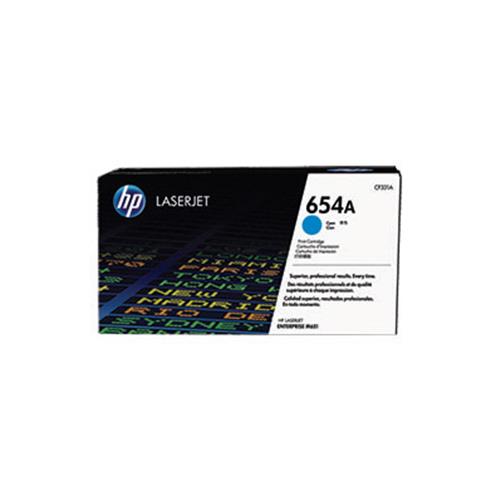 HP 654A TONER CIANO PER COLOR LASERJET ENTERPRISE M651N/COLOR LASERJET M651DN/M6