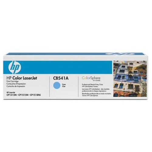 HP CB541A TONER CIANO PER LASERJET CP1215-CP1515N-CM1312MFP-CM1312NFI 1.400PG (C