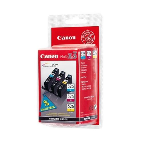CANON MULTIPACK CLI-526 C/M/Y SERBATOIO CIANO + MAGENTA + GIALLO