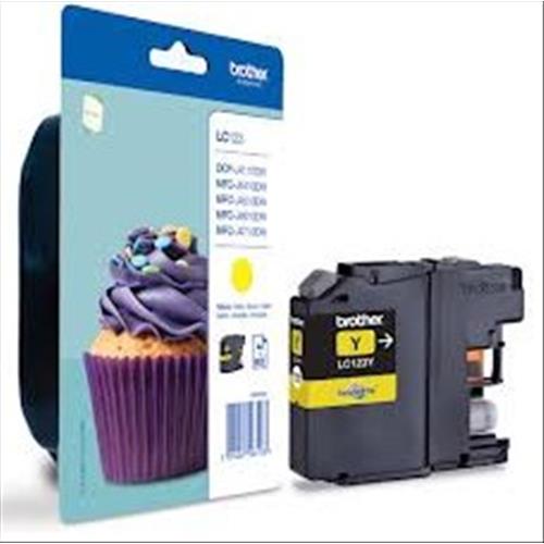BROTHER LC-123Y CARTUCCIA GIALLO PER MFC-J4410DW/4510DW 600PG