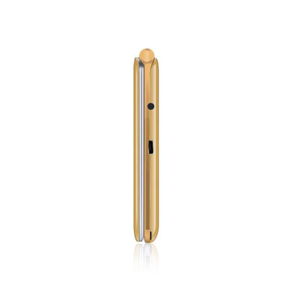 Brondi President Telefono Cellulare Dual Sim 3'' Oro