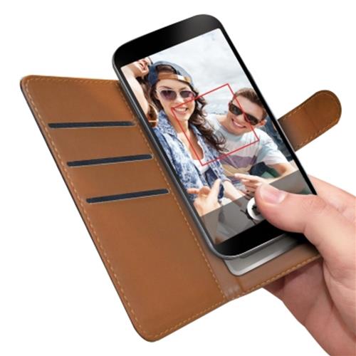 CELLY CUSTODIA UNIVERSALE TAGLIA XL A PORTAFOGLIO IN ECOPELLE COLORE NERO/MARRON