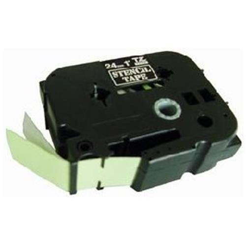 BROTHER STE151 NASTRO TYPE TZ 24MMx3MT COLORE BIANCO STAMPA NERO